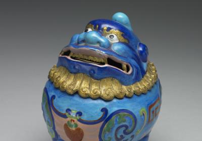 图片[2]-Copper beast painted in enamels, Qing dynasty (1644-1911)-China Archive